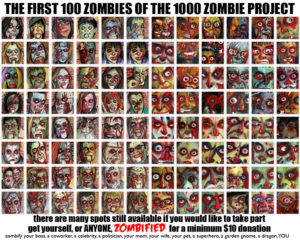1000-Zombie-Project-first 100| Byron-rempel 